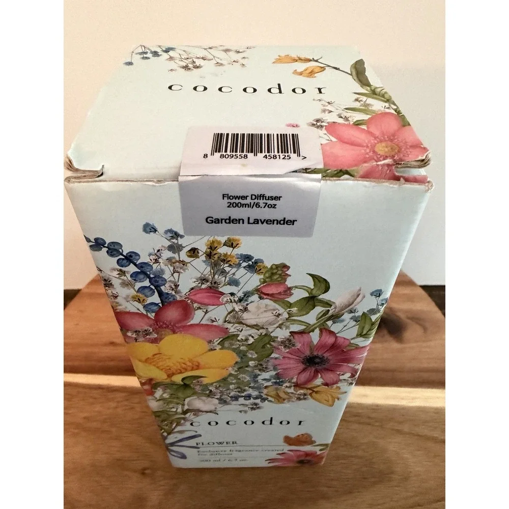 COCODOR Flower Garden Lavender Reed Diffuser New
